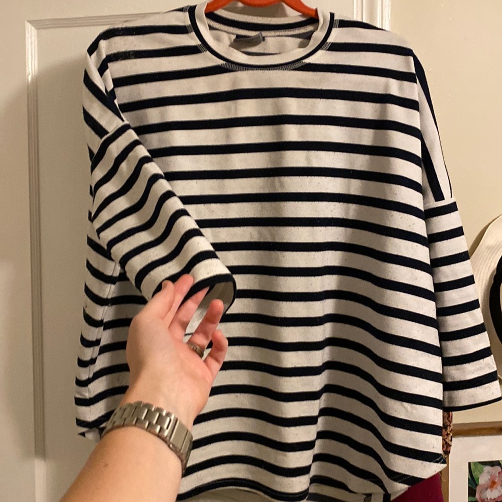 Swingy Striped Sweater